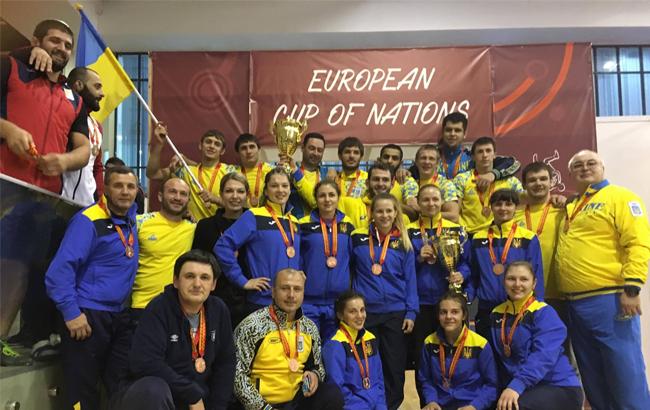 Украинские борцы завоевали две командные "бронзы" на Кубке Наций