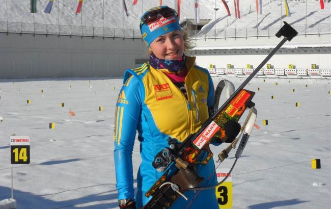 Украинская биатлонистка преодолела 12 позиций в гонке преследования на Кубке мира