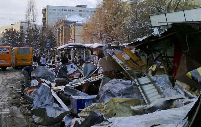 "Шанхай закінчився": у Києві вночі ліквідували незаконні МАФи