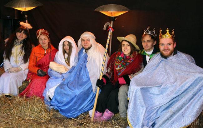 Во Львове "ожил" рождественский вертеп