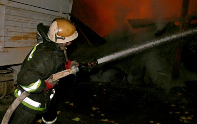 В Тернопольской обл. произошел пожар в мебельном цеху