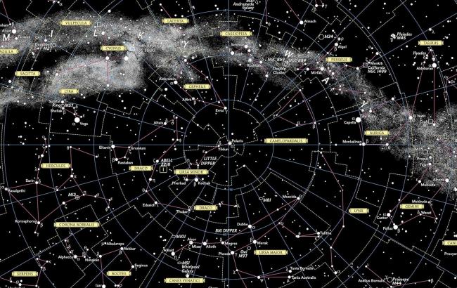 Вчені створили найбільшу карту зоряного неба