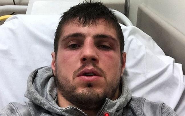 Опубликовано фото поверженного украинского боксера на больничной койке
