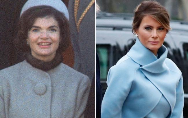 Меланья Трамп "скопировала" легендарный наряд Жаклин Кеннеди