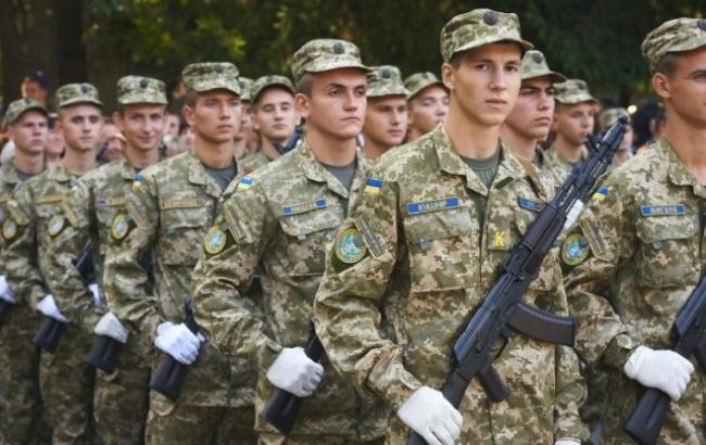Украинские курсанты установили рекорд во флешмобе #22PushUpChallenge
