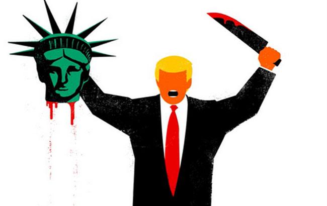 Трамп с отрезанной головой статуи Свободы появился на обложке Spiegel