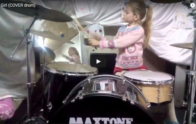 7-річна українська барабанщиця вийшла у фінал міжнародного конкурсу