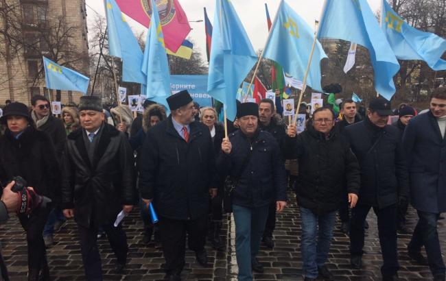 У Києві вшанували пам'ять загиблих і зниклих без вести кримських татар