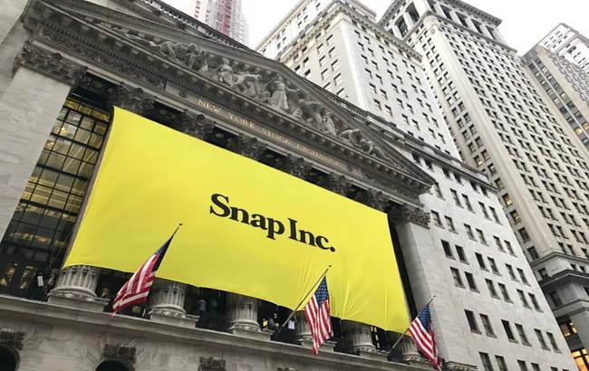Акции владельца Snapchat выросли на 44% после первого дня торгов
