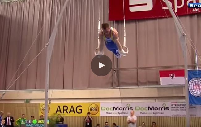 Гімнаст з України Ігор Радивилів став кращим на турнірі в Німеччині
