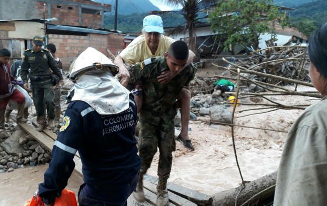 У Колумбії кількість жертв селевого потоку збільшилася до 154