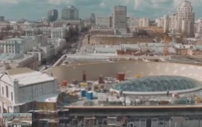 "Посмотреть на Киев с крыши ЦУМА": в сети появилось видео