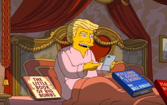 В мультфильме "Симпсоны" посмеялись над первыми 100 днями президентства Трампа
