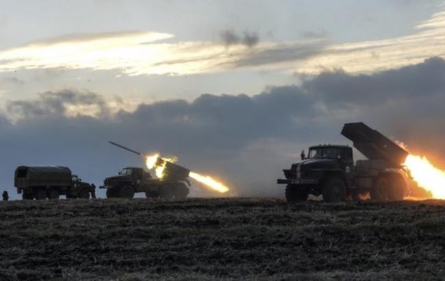 Боевики обстреляли из "Градов" позиции ВСУ возле Опытного