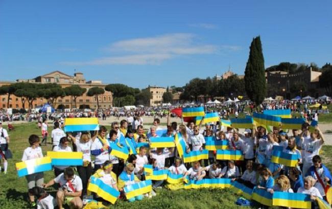 Участники Римского марафона посвятили забег украинским воинам