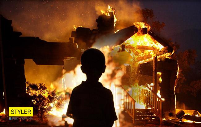 В Житомирській області семирічний хлопчик спалив три будівлі