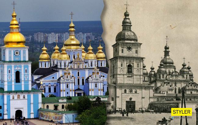 В сети показали шикарное ретро-фото Михайловского собора