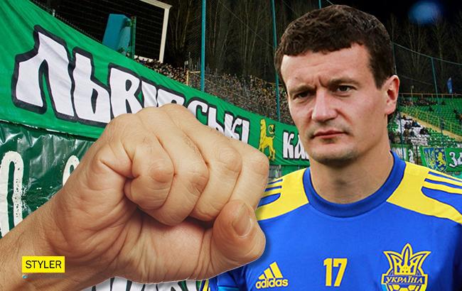 Известному украинскому футболисту врезал по лицу болельщик (видео)