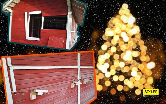 "Это просто пипец": домики для новогодней ярмарки разозлили украинцев (фото)