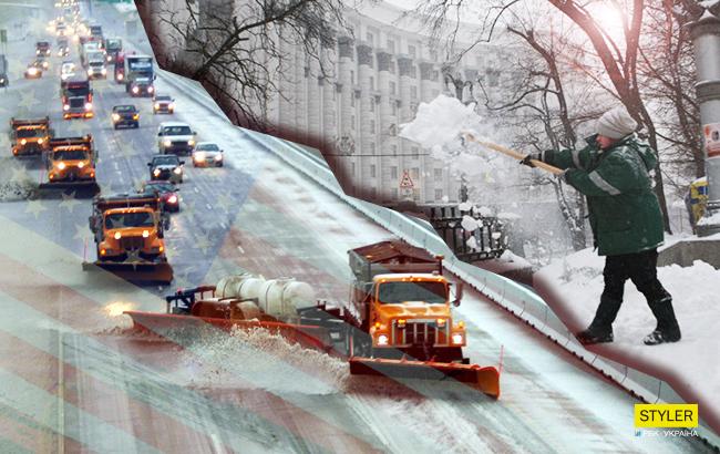 Там все работает: в сети сравнили, как убирают снег в городах Украины и США