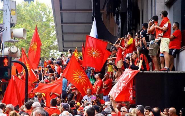 У Македонії знову протестували проти перейменування країни