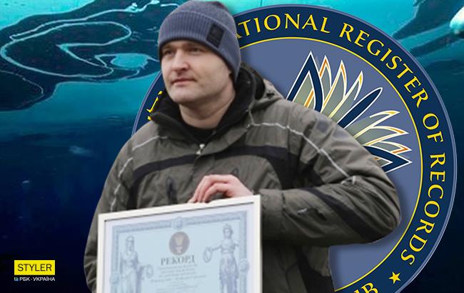 Новый рекорд: украинец проплыл подо льдом 61 метр (фото, видео)