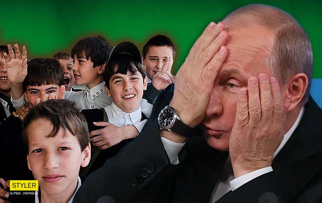 "Устами младенца глаголит истина": в Дагестане дети освистали Путина (видео)