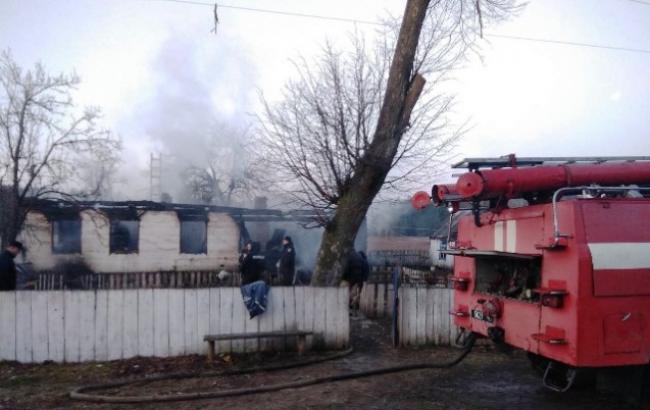 У Житомирській області в пожежі живцем згоріли двоє дітей