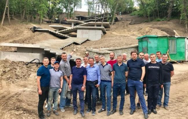 Кличко: роботи з оновлення Володимирської гірки будуть завершені до Дня Києва