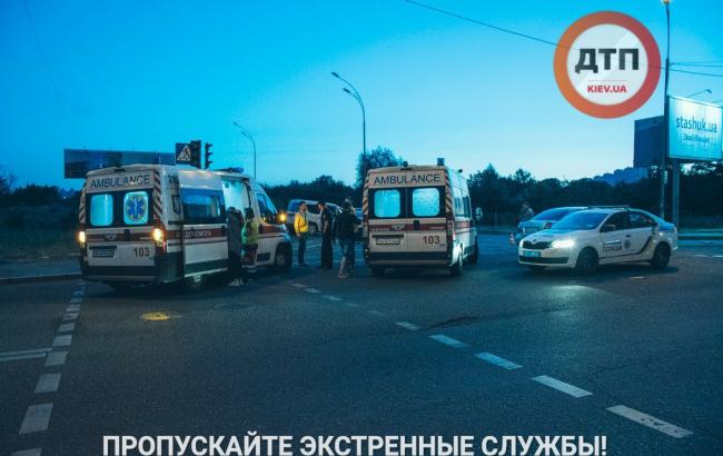 В Киеве в результате ДТП пострадали 5 человек
