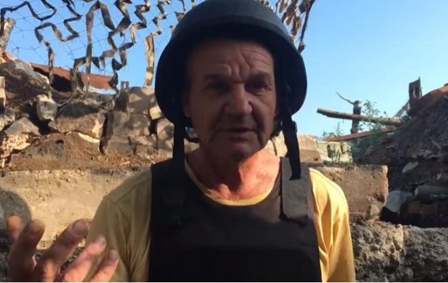 "Чтобы мы не были слепыми": 58-летний военный читает свои стихи из зоны боевых действий (видео)  