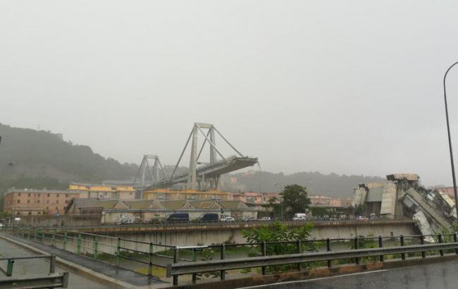 Обвал моста в Генуї: консул України підтримує контакт з поліцією Італії