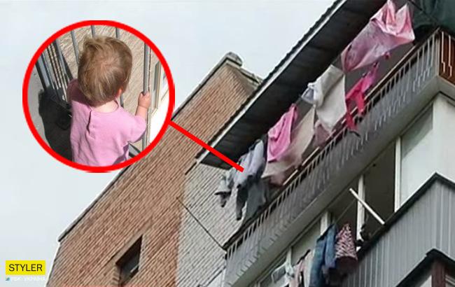 Родилась в рубашке: в Днепре двухлетняя девочка выпала с десятого этажа