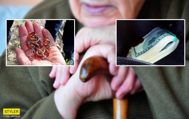 Упустили $6,5 тыс. В Запорожье у пенсионерки украли сумку с золотом и валютой, но забрали только кошелек (фото)