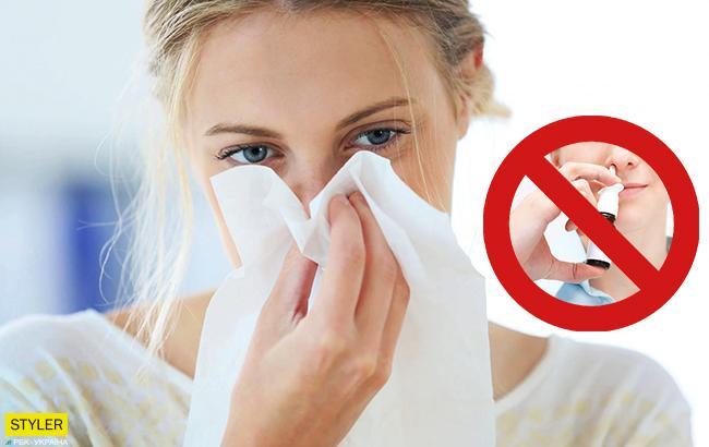 В Украине запретили популярный спрей для носа