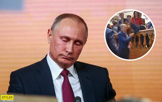 "А где накачанная версия?": в сети высмеяли "измельчавшего" Путина (фото)