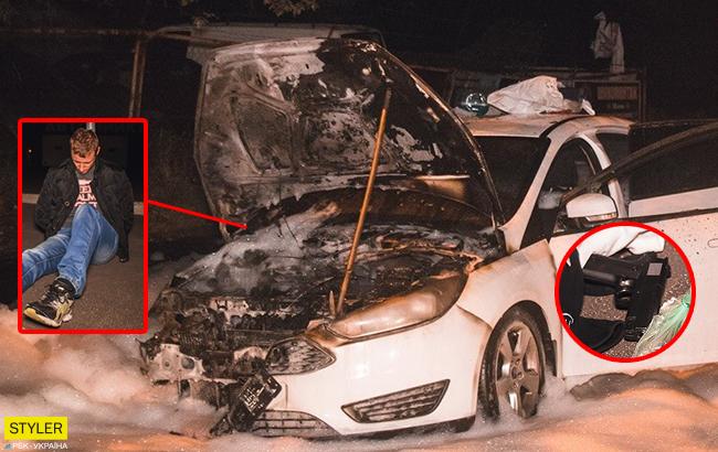 Нерозділене кохання: у Києві чоловік спалив чужий Ford (фото)
