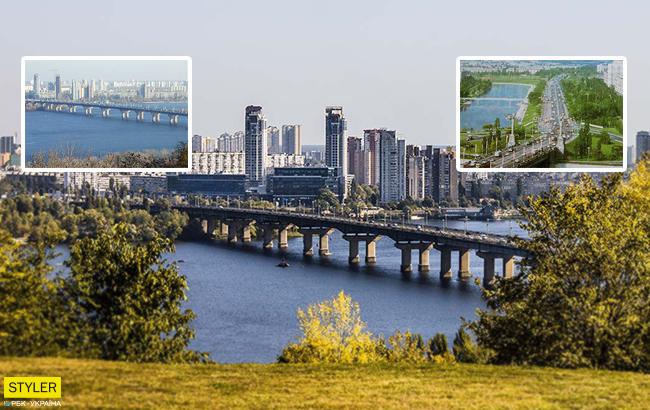В сети показали исторические фото моста Патона в Киеве