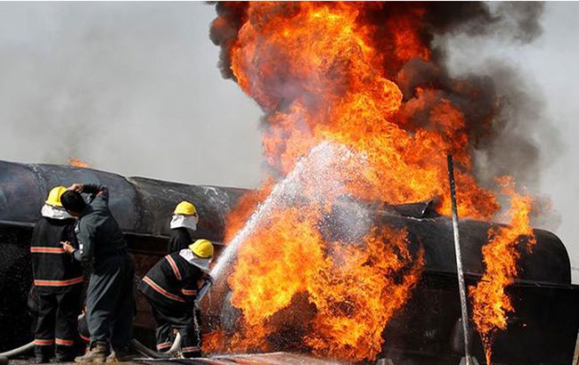 В Конго из-за ДТП загорелась цистерна с горючим, погибли 50 человек