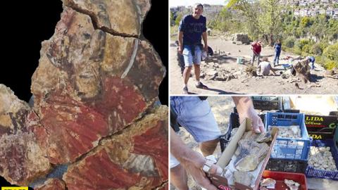 Археологи знайшли унікальну фреску з зображенням Христа