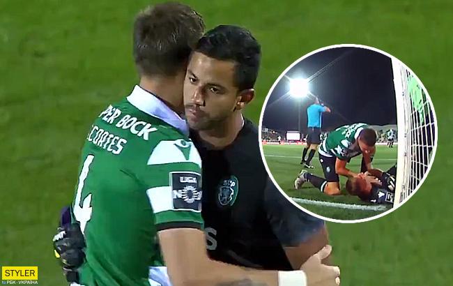 "Герой": мережу захопив португальський футболіст, який прямо на полі врятував життя воротареві (відео)