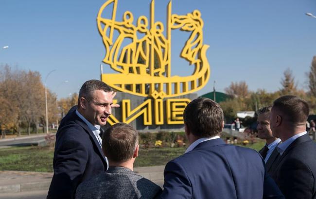 Кличко назвал европейской практикой установку символов города на въездах в Киев