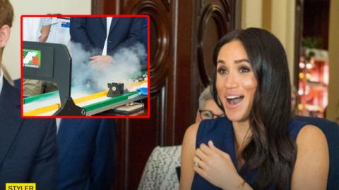 "Я буду жить в этом видео": сеть растрогал забавный инцидент с Меган Маркл в Мельбурне