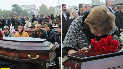 В окупованій Керчі поховали 17 жертв бійні в коледжі