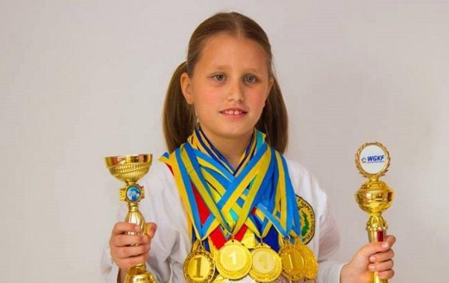 9-річна українка перемогла на Кубку світу з карате