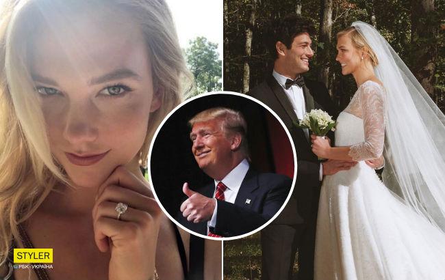 Модель Victoria's Secret вышла замуж за родственника Трампа