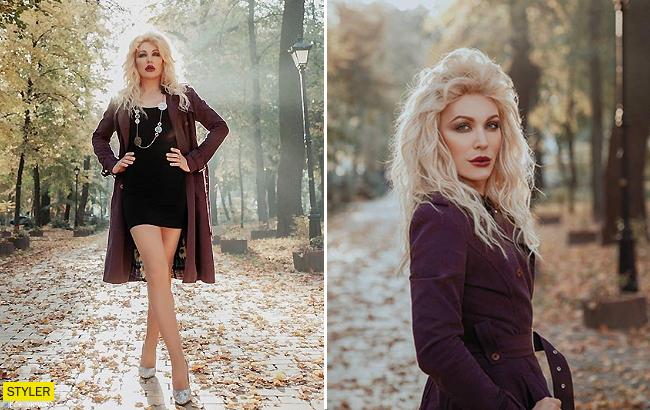 "Идеал женственности": травести-дива Монро поразила осенней фотосессией