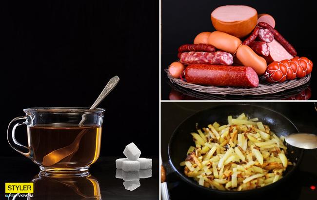 Багато цукру, картоплі і ковбаси: які загрозливі харчові звички мають українці
