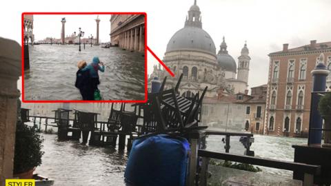 Венеція на 77% пішла під воду: вражаючі фото і відео