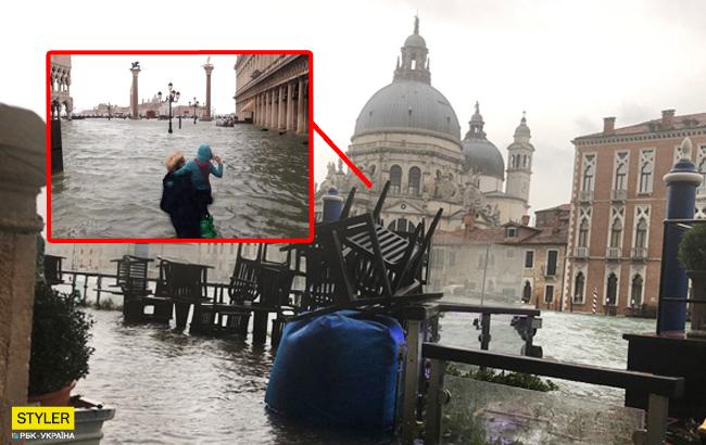 Венеція на 77% пішла під воду: вражаючі фото і відео